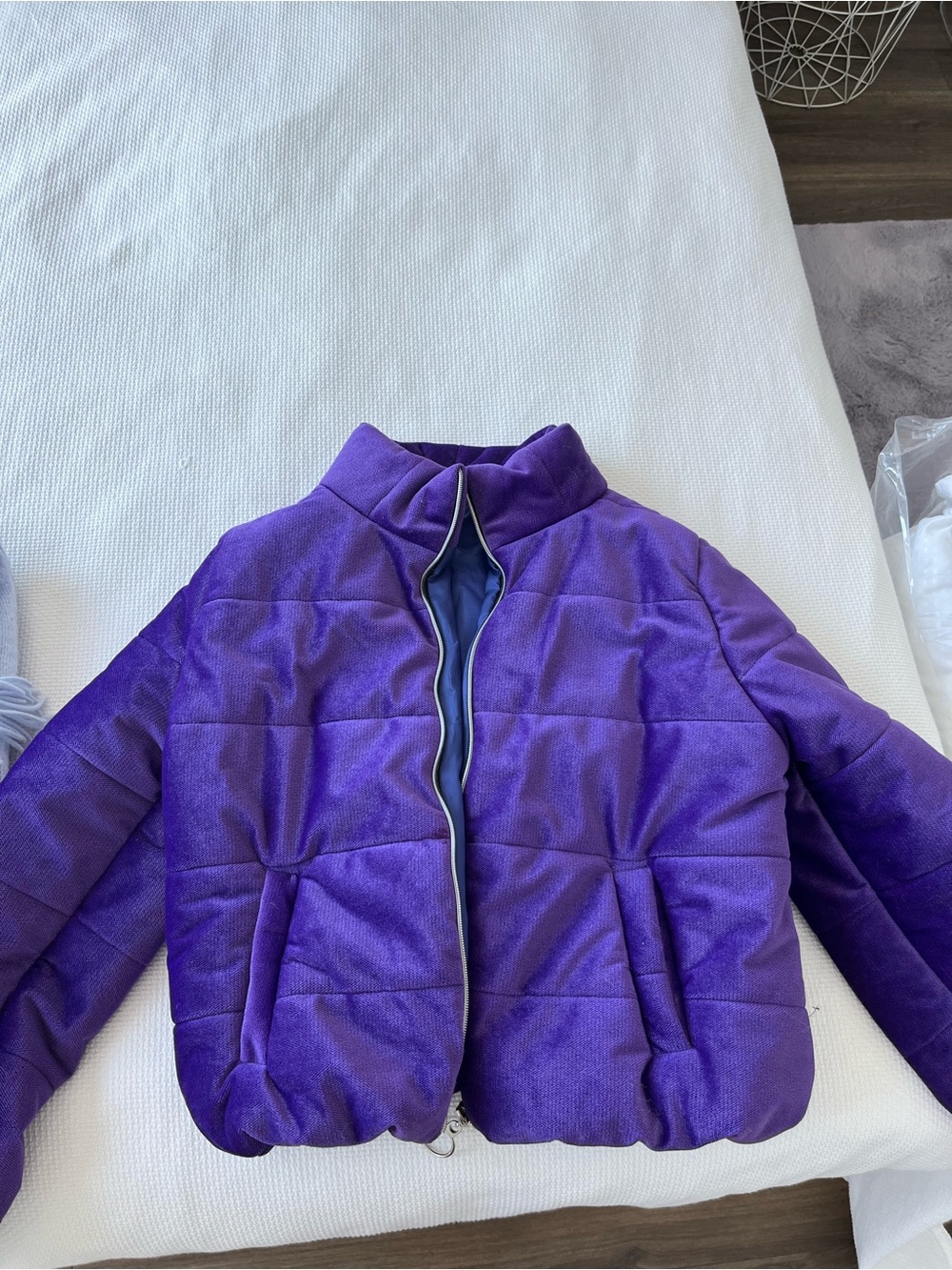Purple Puffer Jacket